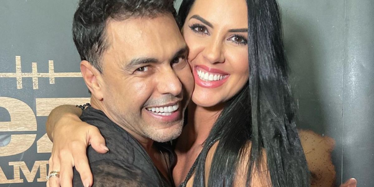 Zezé Di Camargo e Graciele Lacerda em. show (Foto: Reprodução / Instagram) 