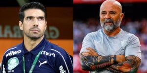 Abel Ferreira do Palmeiras e Jorge Sampaoli do Flamengo (Foto: Reprodução / Internet)