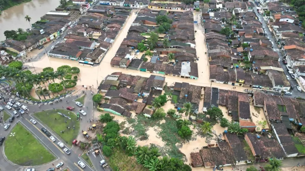 Alagoas sofrem com fortes chuvas (Foto: Ascom)