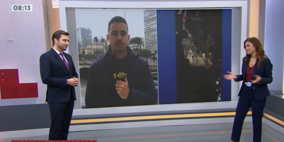 Thaís Dias vai assumir o comando do Bora Brasil durante essa semana (Reprodução: Band)