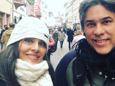 Carla Vilhena e o marido, Carlos Monnerat. (Foto: Reprodução / Internet)