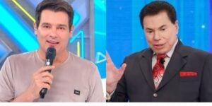 Celso Portiolli e Silvio Santos. Foto: Reprodução/Internet