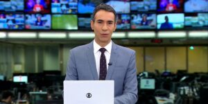 César Tralli é o apresentador titular do 