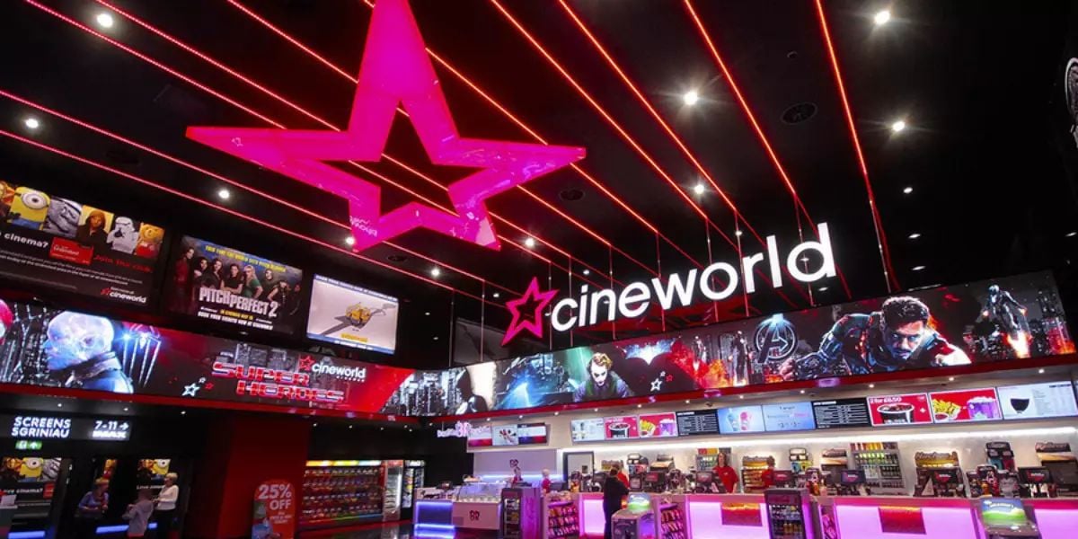 Cineworld é considerada a segunda maior rede de cinemas do mundo (Reprodução: Internet)
