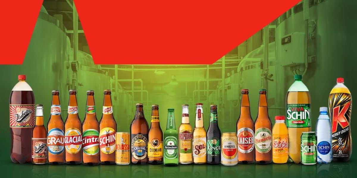 Todas as marcas que a Heineken se tornou proprietária (Reprodução: Internet)