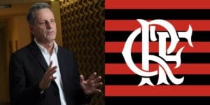 Rodolfo Landim é presidente do Flamengo (Foto: Reprodução / Internet / Montagem TV Foco)