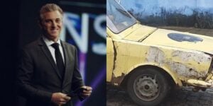 Carros reformados por Luciano Huck em estado deplorável (Reprodução: Montagem TV Foco)