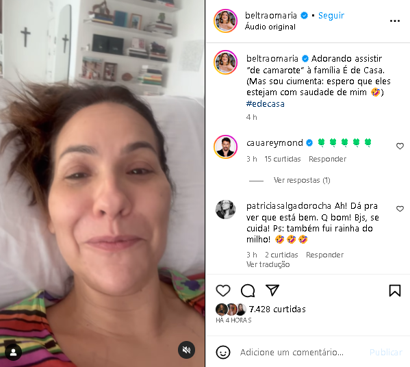 Maria Beltrão realizou cirurgia (Foto: Reprodução/ Instagram)