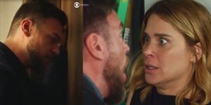 Theo e Lumiar em Vai na Fé (Foto: Reprodução / Globo)