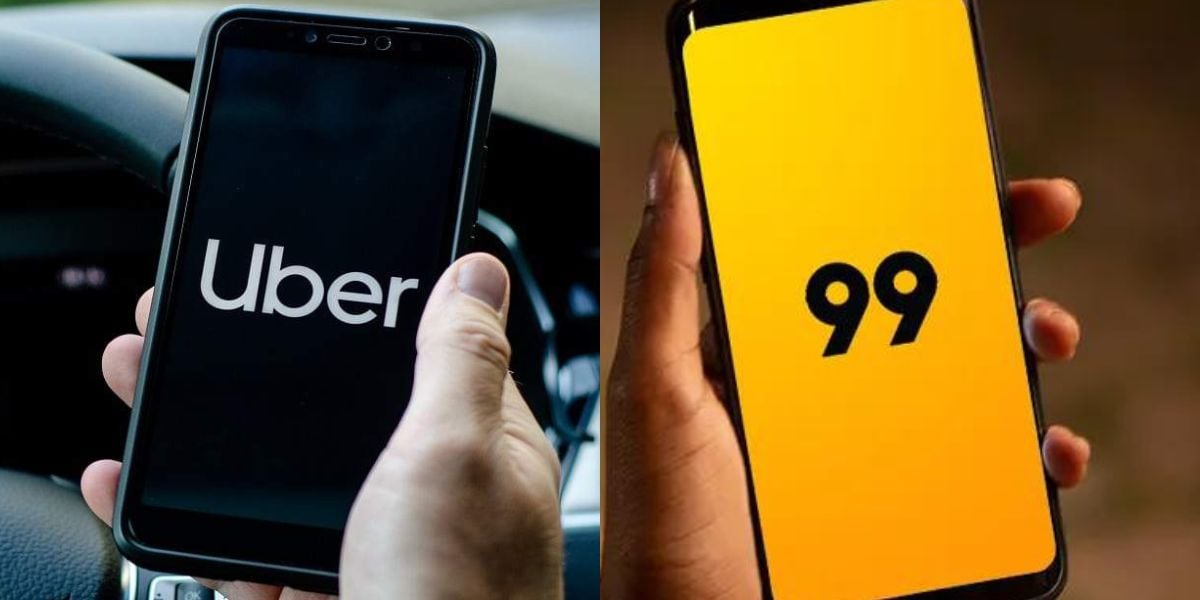 Uber e 99. Foto: Reprodução/Internet
