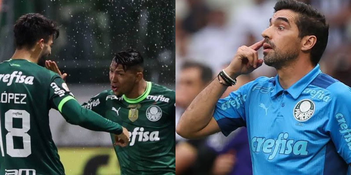 Abel Ferreira prepara Palmeiras para próximo jogo (Montagem -TV Foco).