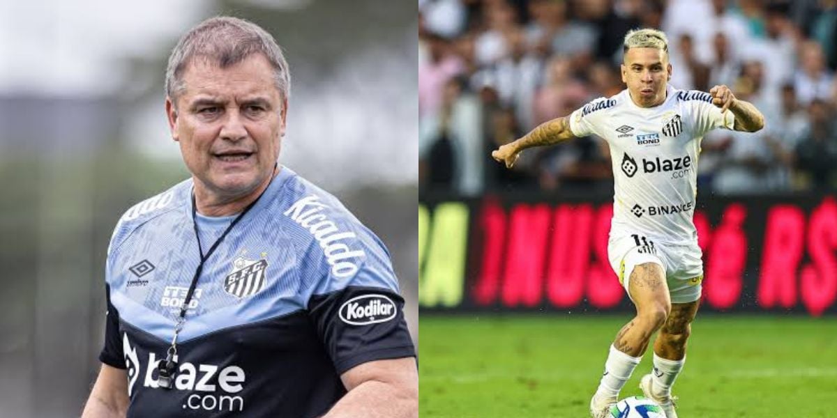 Aguirre prepara Santos para próxima partida (Foto - Montagem TV Foco).