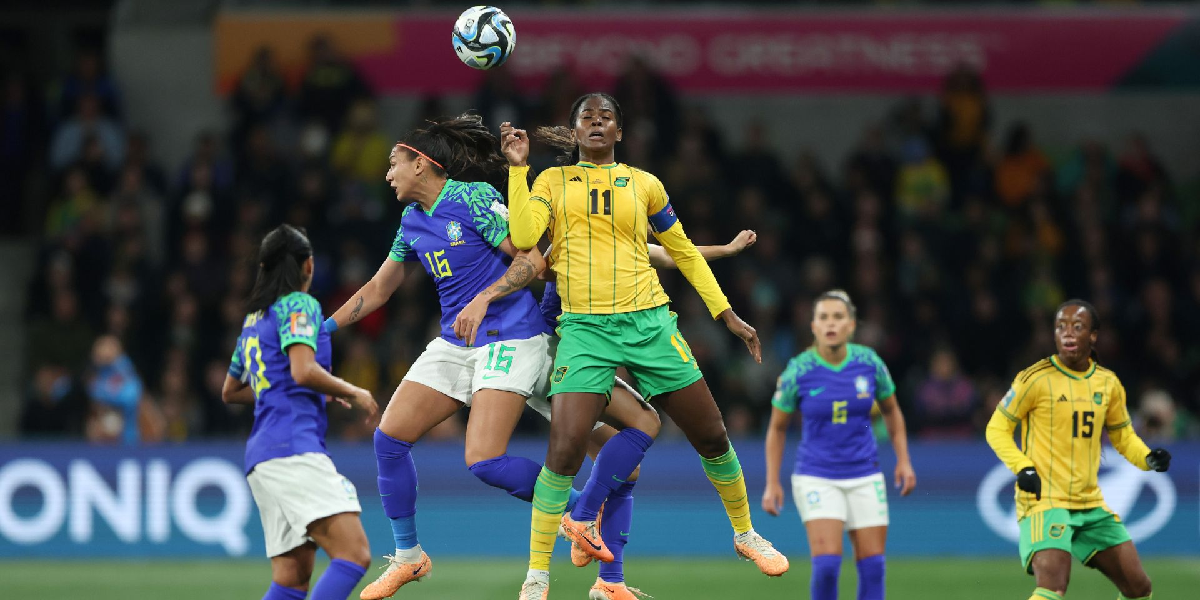 Jogo da seleção feminina na manhã desta quarta (Foto: Reprodução/ Internet)