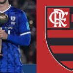 Atacante chegando no Flamengo (Foto - Montagem TV Foco).