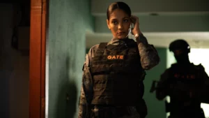 Bárbara Reis em Negociador - Foto Amazon Prime