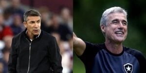 Bruno Lage e Luís Castro no Botafogo (Reprodução - Internet)