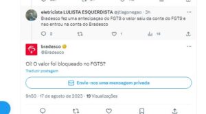 Clientes do Bradesco estão expondo situações preocupantes nesta quinta-feira, 17 - Foto Twitter Clientes do Bradesco estão expondo situações preocupantes nesta quinta-feira, 17 - Foto Twitter