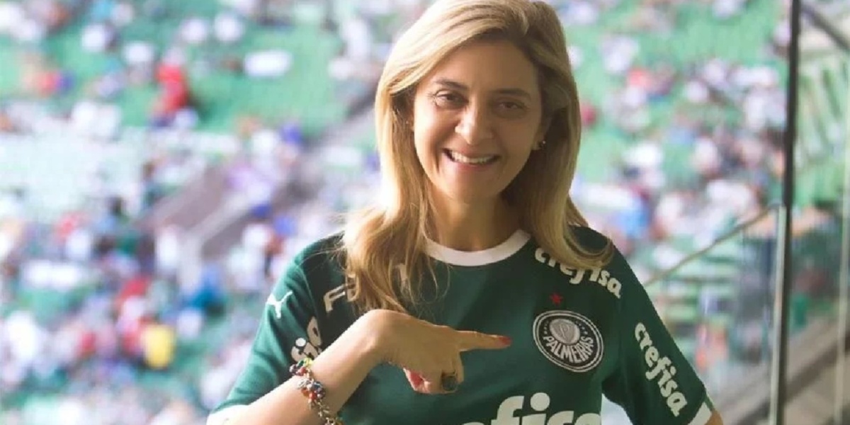 Leila Pereira, Presidente do Palmeiras recebe ótima notícia sobre venda de atletas (Imagem Reprodução Internet)