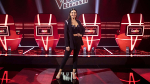 Fátima Bernardes no The Voice Brasil - Foto Globo