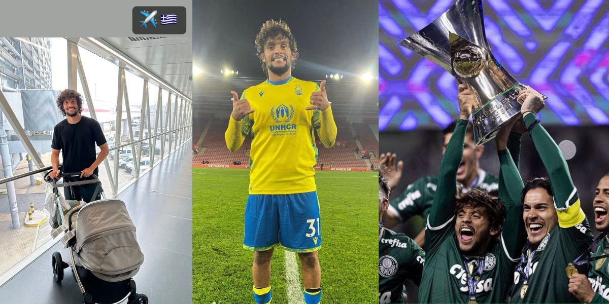Gustavo Scarpa, meio-campista que brilhou no Palmeiras (Foto - Montagem TV Foco).