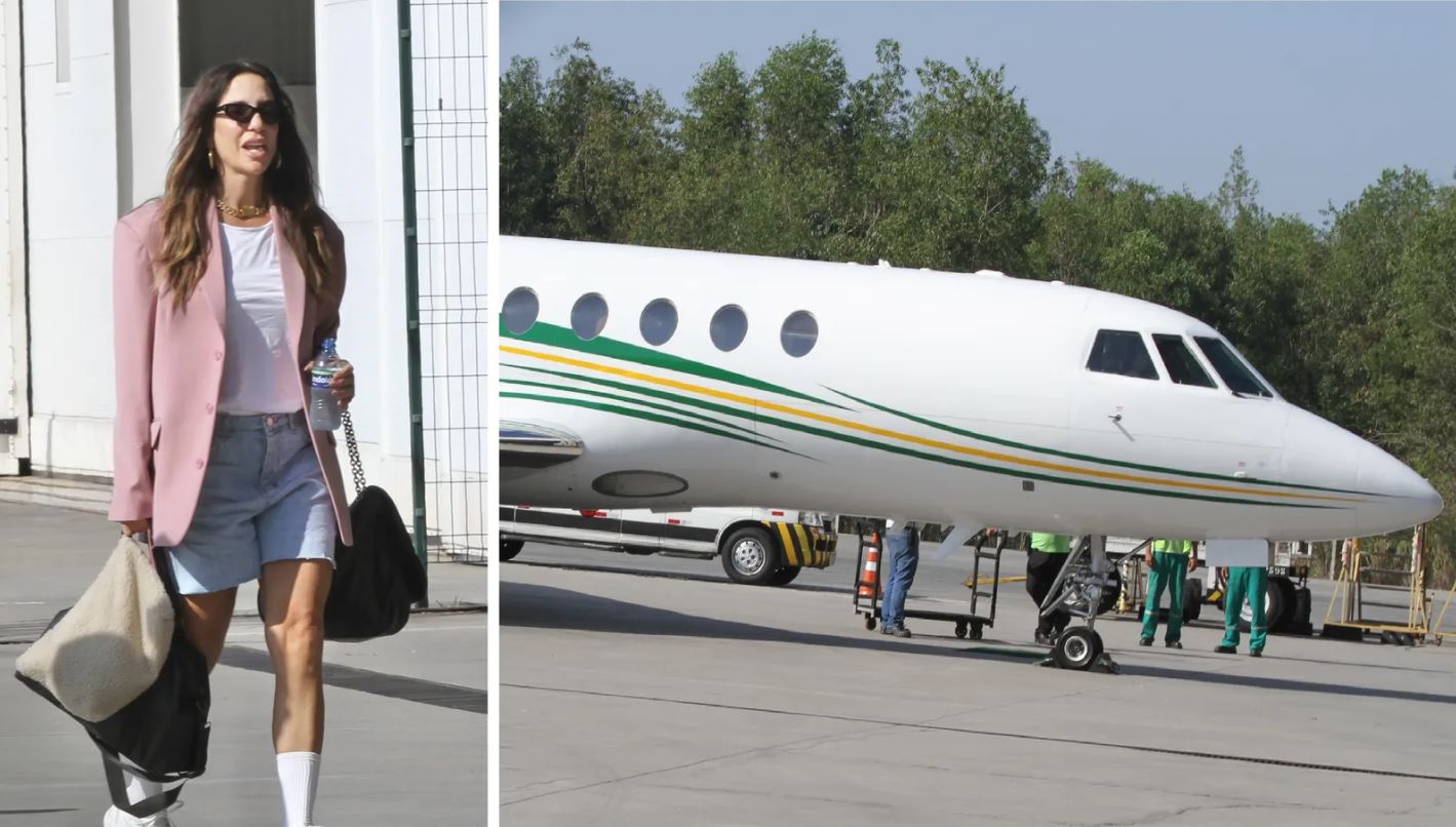 Ivete em seu Jatinho de 35mi - Foto Reprodução Extra
