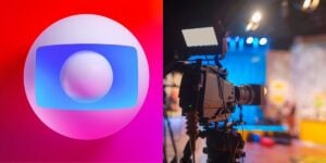 Logo da Globo e estúdio vazio - Foto Reprodução Internet