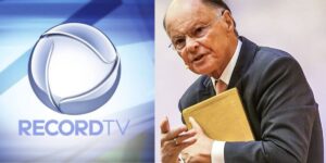 Logo da Record e Edir Macedo - Foto Reprodução Internet