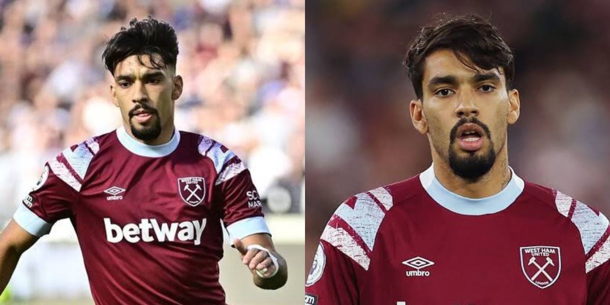 Lucas Paquetá, meia da seleção brasileira e do West Ham (Foto - Montagem TV Foco).