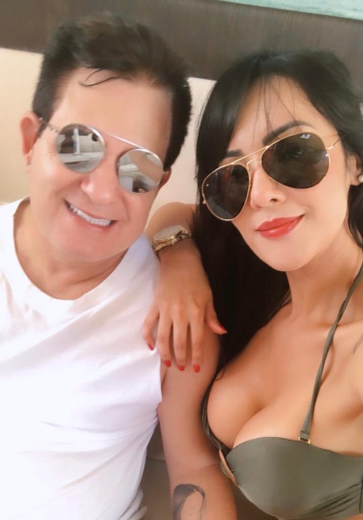 Marrone e Fernanda Di Lima