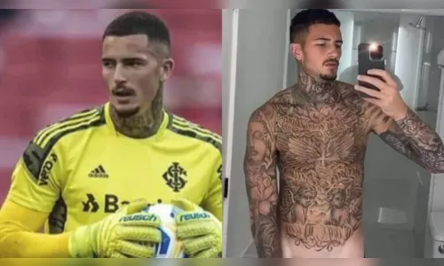 O goleiro do Sport Club Internacional, Emerson Jr - Foto Redes Sociais