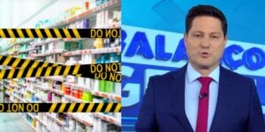 PROIBIÇÃO de venda de medicamento é confirmada em jornal da Record - Montagem: TVFOCO