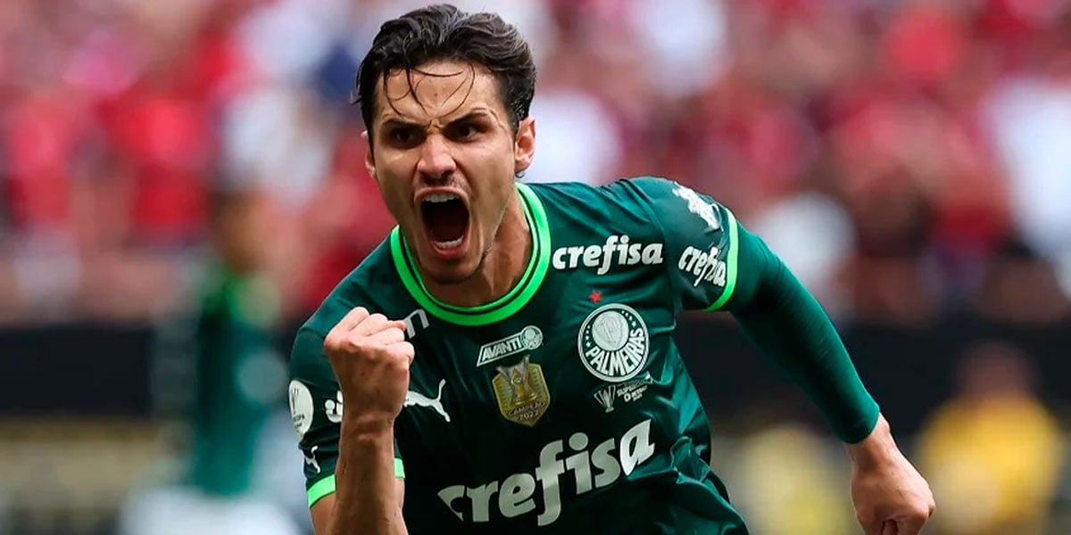 Raphael Veiga comemorando gol -(Foto: Internet)