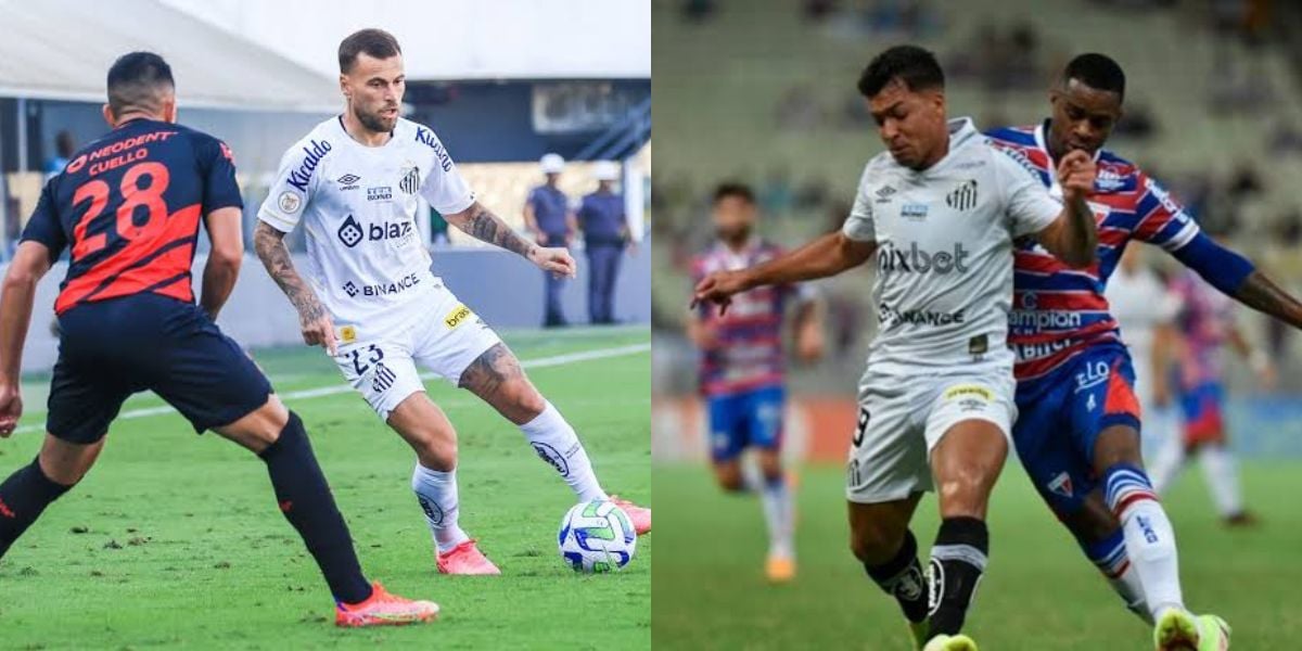 Santos entrou para o Z4 e precisa vencer para escapar da série B (Foto - Montagem TV Foco).