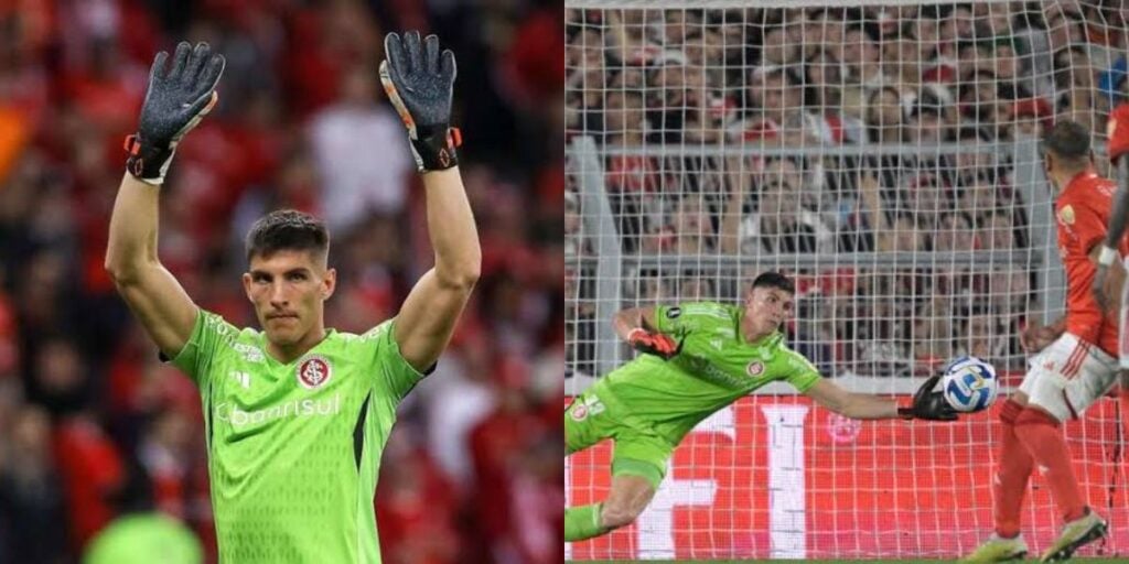 Sergio Rochet, goleiro do Internacional (Foto - Montagem TV Foco).