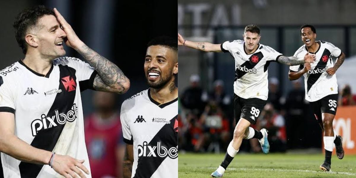 Vegetti, novo atacante do Vasco (Montagem TV Foco).