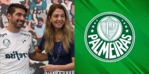 Abel Ferreira e Leila Pereira do Palmeiras (Foto: Reprodução / Internet)