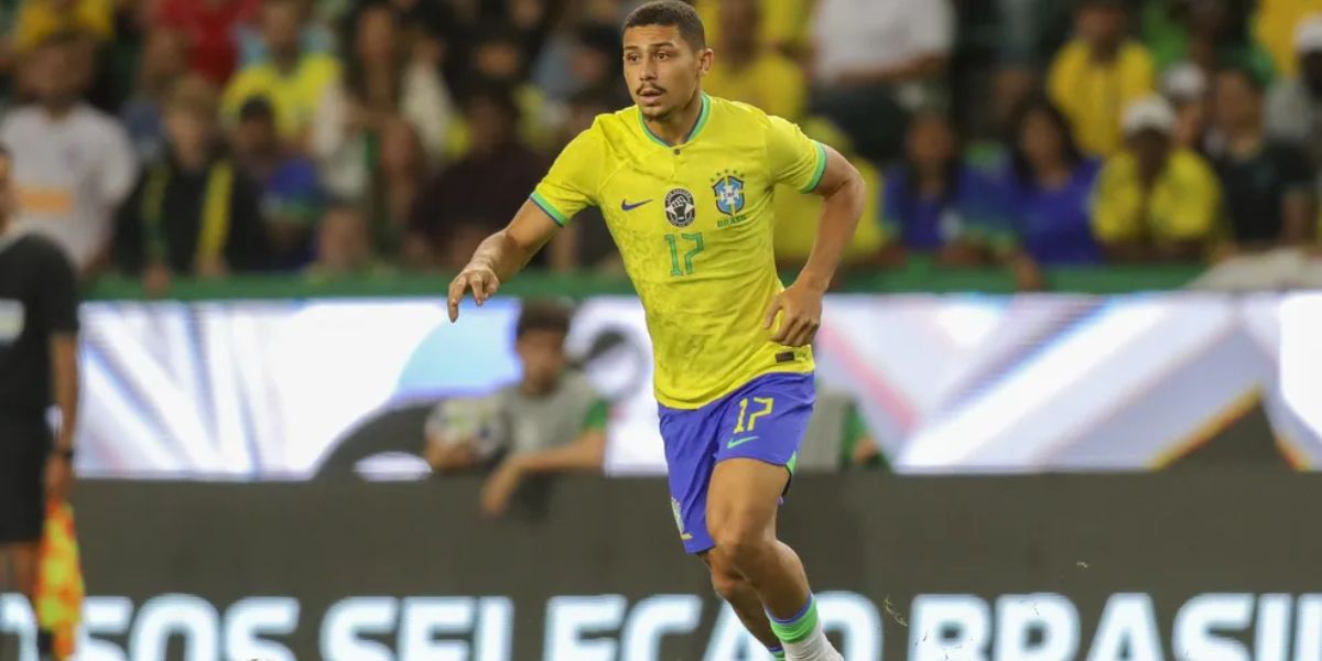 André jogando pela seleção brasileira - (Foto: Internet)