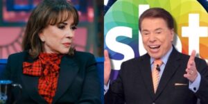 Irís Abravanel e Silvio Santos, dono do SBT (Foto: Reprodução / SBT / Montagem TV Foco)