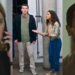 Lumiar (Carolina Dieckmann), Rafa (Caio Manhente), Jenifer (Bella Campos) e Ben (Samuel de Assis) em "Vai na Fé" (Foto: Reprodução/TV Globo)