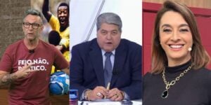 Neto, Datena e Catia são atingidos com mudanças na Band (Reprodução: Montagem TV Foco)