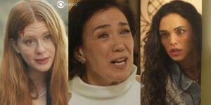 Preciosa, Bebel e Luna em cenas de Fuzuê (Foto: Reprodução / Globo / Montagem TV Foco)