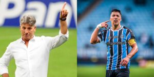Renato Gaúcho e Suárez: Reprodução/Internet