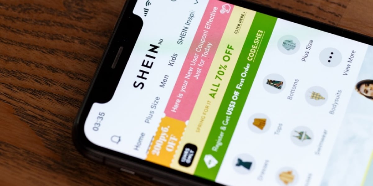 Shein é principal 'inimiga' das varejistas (Foto: Reprodução/Techdoido)