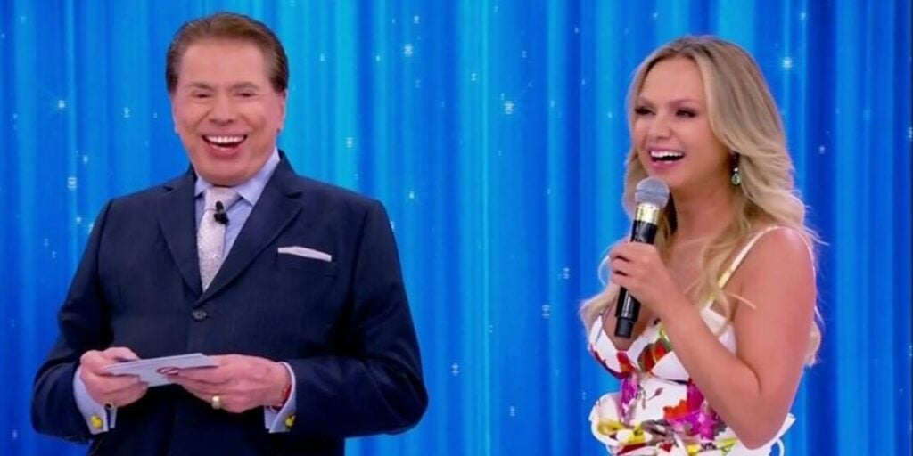 Eliana e Silvio Santos (Foto: Reprodução / SBT)