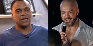 Belo expõe a real situação com Denilson (Reprodução/Montagem TV Foco)