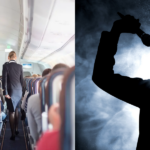 Cantor causa quebra-pau em avião e vídeo acaba de ser vazado (Reprodução/Montagem TV Foco)
