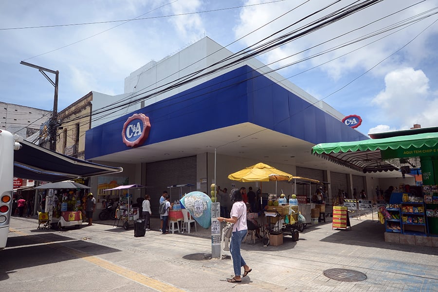C&A localizada na Avenida Rio Branco, Centro, bairro Cidade Alta, amanheceu fechada no dia 11 de março de 2022 (Foto Reprodução/Internet)