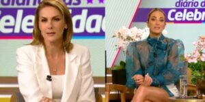 Ana Hickmann e Ticiane Pinheiro no Hoje em Dia - Fotos: Record