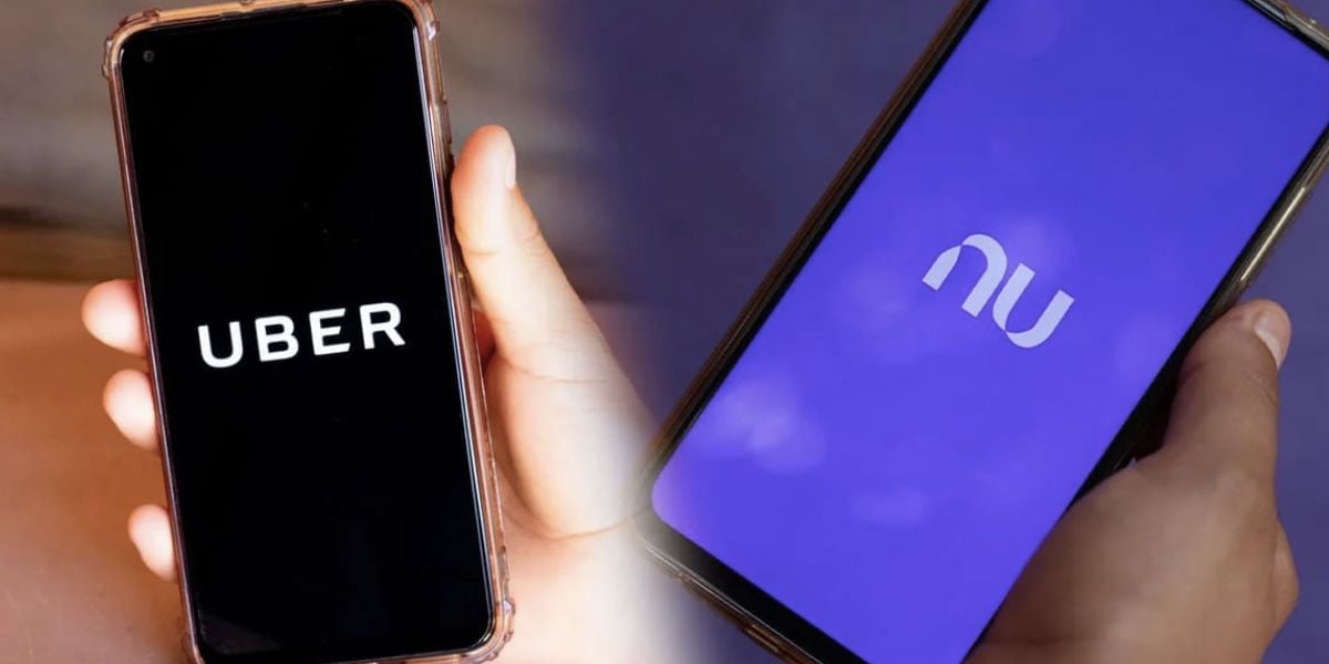 Aplicativo Nubank e Uber (Fotos: Reproduções / Internet)