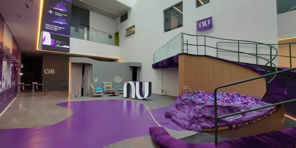 Escritório do Nubank, ótimo banco digital (Imagem Reprodução Internet)